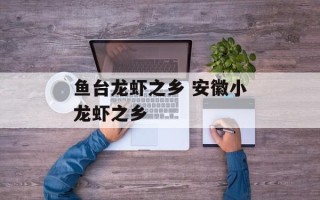 鱼台龙虾之乡 安徽小龙虾之乡