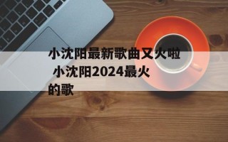 小沈阳最新歌曲又火啦 小沈阳2024最火的歌