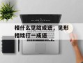 相什么见绌成语，见形相绌打一成语