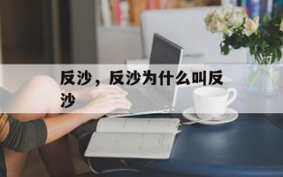 反沙，反沙为什么叫反沙