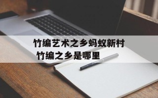 竹编艺术之乡蚂蚁新村 竹编之乡是哪里