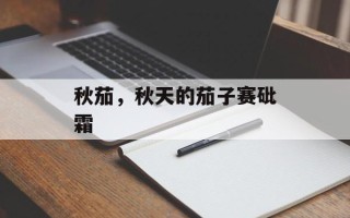 秋茄，秋天的茄子赛砒霜