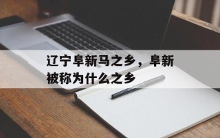 辽宁阜新马之乡，阜新被称为什么之乡