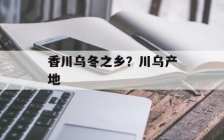 香川乌冬之乡？川乌产地