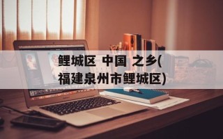 鲤城区 中国 之乡(福建泉州市鲤城区)