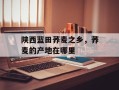 陕西蓝田荞麦之乡，荞麦的产地在哪里