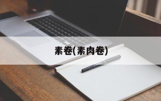 素卷(素肉卷)