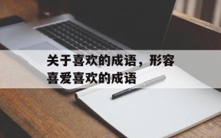 关于喜欢的成语，形容喜爱喜欢的成语