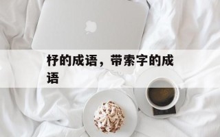 杼的成语，带索字的成语