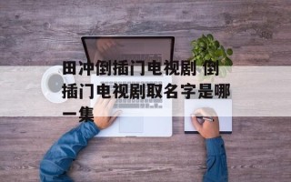田冲倒插门电视剧 倒插门电视剧取名字是哪一集