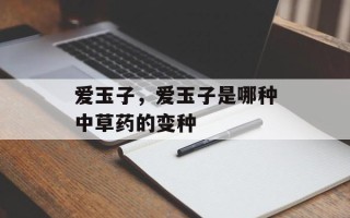 爱玉子，爱玉子是哪种中草药的变种