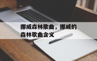挪威森林歌曲，挪威的森林歌曲含义