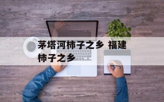 茅塔河柿子之乡 福建柿子之乡