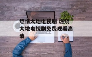 燃情大地电视剧 燃烧大地电视剧免费观看高清