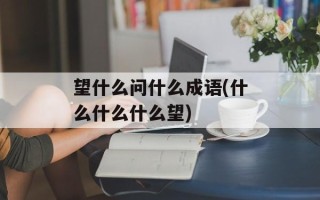 望什么问什么成语(什么什么什么望)
