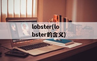 lobster(lobster的含义)