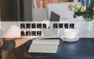 我要看鲤鱼，我要看鲤鱼的视频