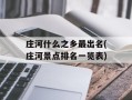 庄河什么之乡最出名(庄河景点排名一览表)