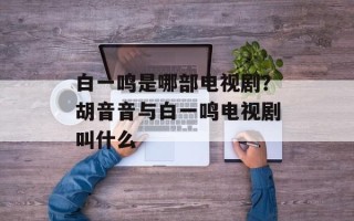 白一鸣是哪部电视剧？胡音音与白一鸣电视剧叫什么