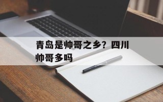 青岛是帅哥之乡？四川帅哥多吗