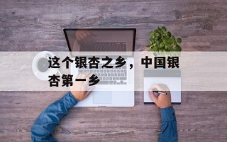 这个银杏之乡，中国银杏第一乡