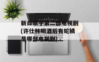 新白娘子第二部电视剧(许仕林喝酒后有蛇鳞是哪部电视剧)