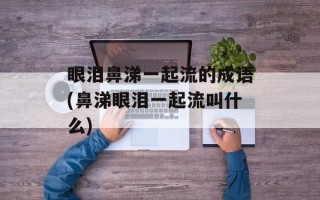 眼泪鼻涕一起流的成语(鼻涕眼泪一起流叫什么)