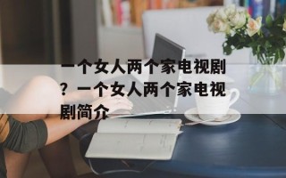 一个女人两个家电视剧？一个女人两个家电视剧简介