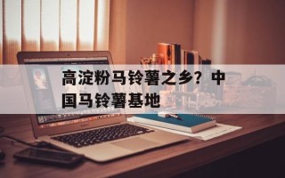高淀粉马铃薯之乡？中国马铃薯基地