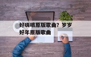 好嗨哦原版歌曲？岁岁好年原版歌曲