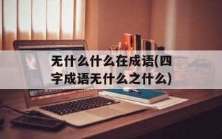 无什么什么在成语(四字成语无什么之什么)
