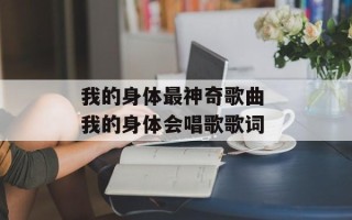 我的身体最神奇歌曲 我的身体会唱歌歌词