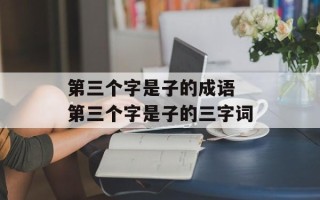 第三个字是子的成语 第三个字是子的三字词