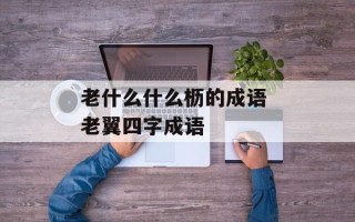 老什么什么枥的成语 老翼四字成语