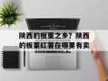 陕西的板栗之乡？陕西的板栗红薯在哪里有卖