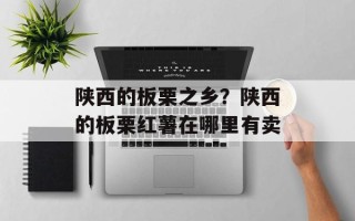陕西的板栗之乡？陕西的板栗红薯在哪里有卖