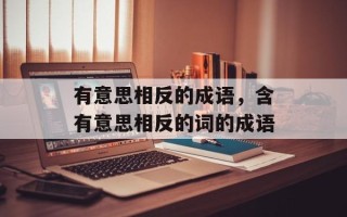 有意思相反的成语，含有意思相反的词的成语
