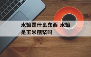 水饴是什么东西 水饴是玉米糖浆吗