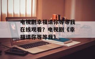 电视剧幸福请你等等我在线观看？电视剧《幸福请你等等我》