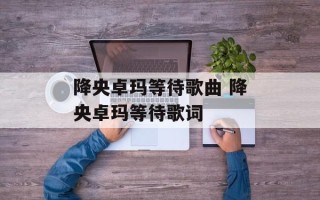 降央卓玛等待歌曲 降央卓玛等待歌词