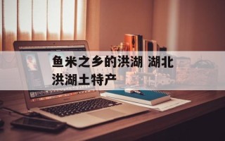 鱼米之乡的洪湖 湖北洪湖土特产