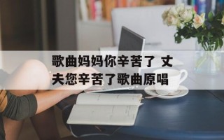 歌曲妈妈你辛苦了 丈夫您辛苦了歌曲原唱