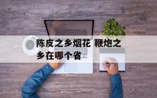 陈皮之乡烟花 鞭炮之乡在哪个省