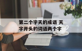 第二个字天的成语 天字开头的词语两个字