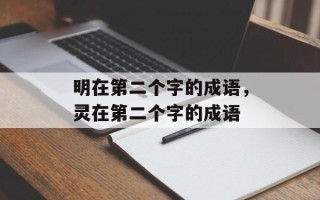明在第二个字的成语，灵在第二个字的成语