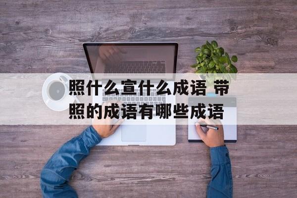 照什么宣什么成语 带照的成语有哪些成语-第1张图片-