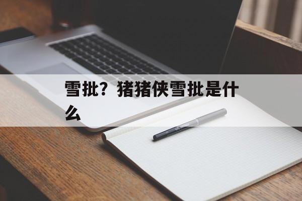 雪批？猪猪侠雪批是什么-第1张图片-